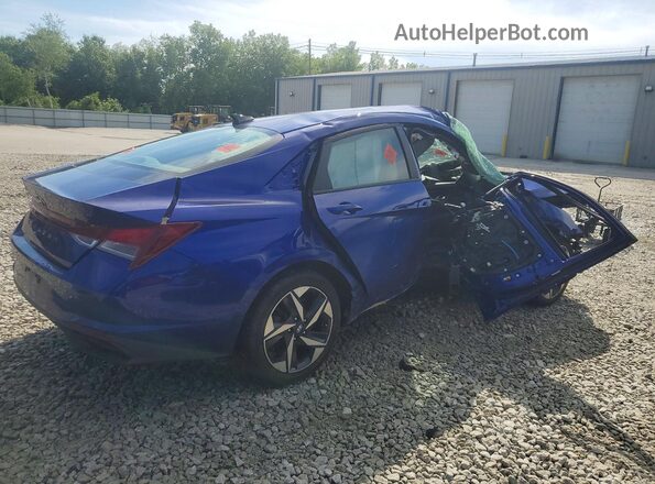 KMHLS4AG3PU445082 2023 HYUNDAI ELANTRA Blue Rear right