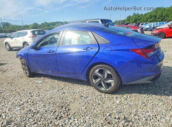 KMHLS4AG3PU445082 2023 HYUNDAI ELANTRA Blue Rear left