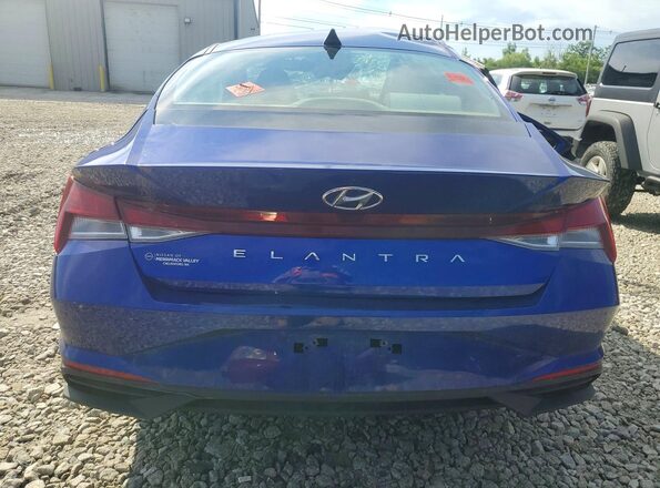 KMHLS4AG3PU445082 2023 HYUNDAI ELANTRA Blue Rear view