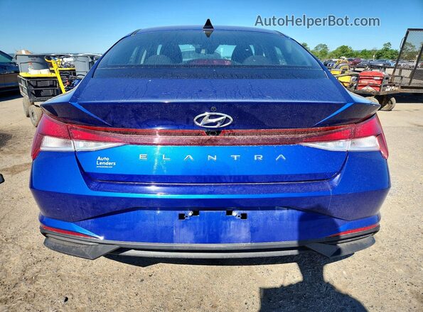 KMHLS4AG3PU463565 2023 HYUNDAI ELANTRA Blue უკანა ხედი