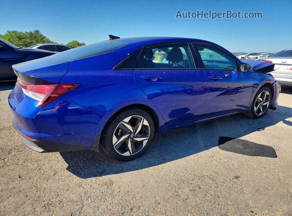 KMHLS4AG3PU463565 2023 HYUNDAI ELANTRA Blue უკანა მარჯვენა