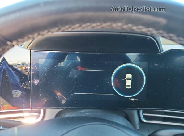 KMHLS4AG3PU463565 2023 HYUNDAI ELANTRA Blue ხელსაწყოთა პანელის ხედი