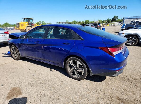 KMHLS4AG3PU463565 2023 HYUNDAI ELANTRA Blue უკანა მარცხენა