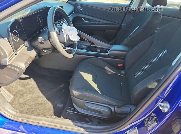 KMHLS4AG3PU463565 2023 HYUNDAI ELANTRA Blue წინა სალონის ხედი