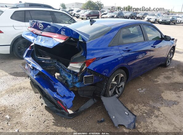 KMHLS4AG3PU481399 2023 HYUNDAI ELANTRA Blue Հետևի աջ
