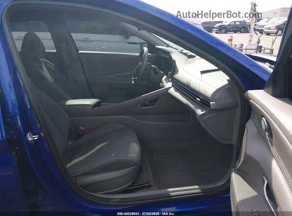 KMHLS4AG3PU481399 2023 HYUNDAI ELANTRA Blue Սալոնի դիմացի տեսք