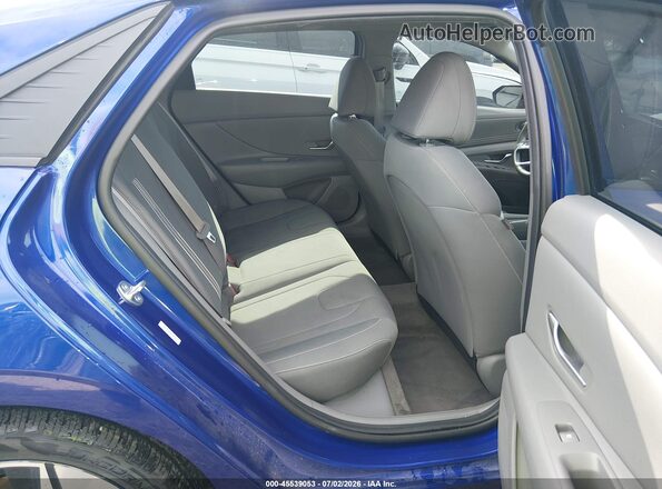 KMHLS4AG3PU481399 2023 HYUNDAI ELANTRA Blue VIN կոդի պիտակի տեսք