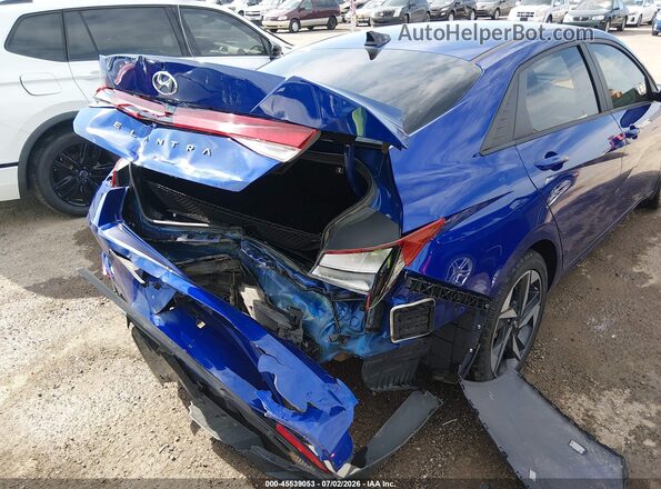 KMHLS4AG3PU481399 2023 HYUNDAI ELANTRA Blue Դիմացի տեսք