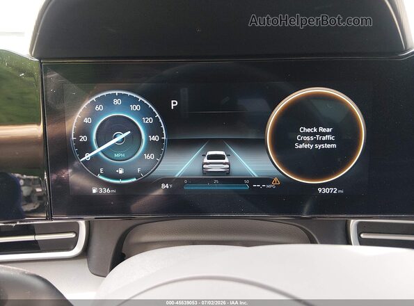 KMHLS4AG3PU481399 2023 HYUNDAI ELANTRA Blue Հետևի նստատեղերի տեսք