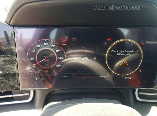 KMHLS4AG3PU515101 2023 HYUNDAI ELANTRA Черный Вид щитка приборов