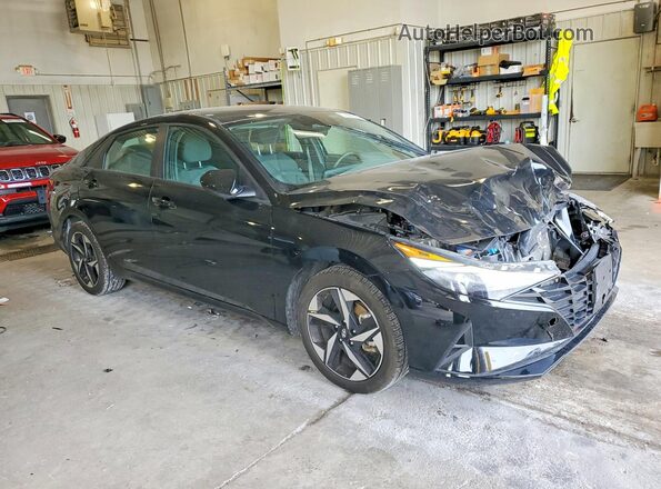 KMHLS4AG3PU551662 2023 HYUNDAI ELANTRA Black Передня права чверть