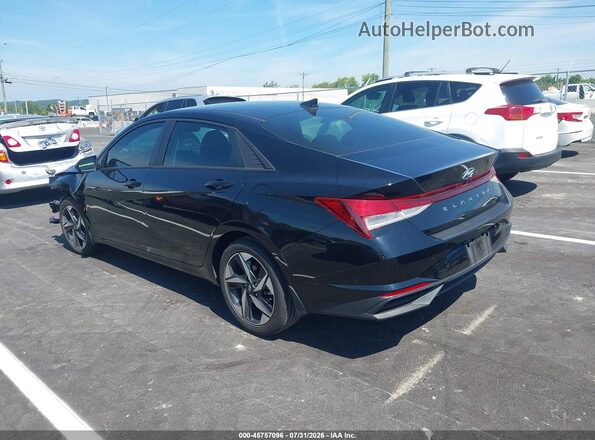 KMHLS4AG3PU563973 2023 HYUNDAI ELANTRA Black Задня ліва чверть