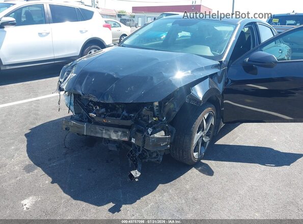 KMHLS4AG3PU563973 2023 HYUNDAI ELANTRA Black Вид спереду