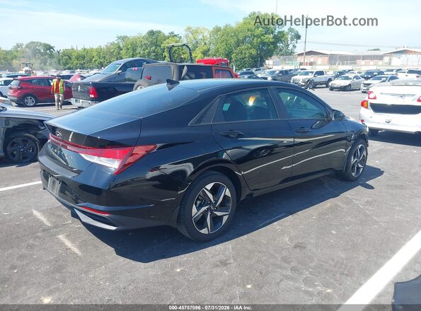 KMHLS4AG3PU563973 2023 HYUNDAI ELANTRA Black Задня права чверть
