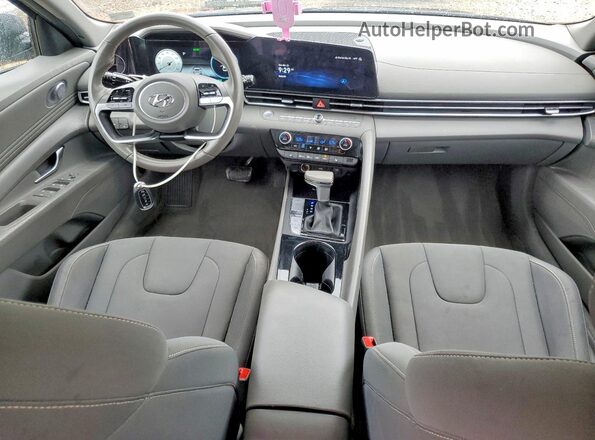 KMHLS4AG3PU581597 2023 HYUNDAI ELANTRA Gray Widok deski rozdzielczej