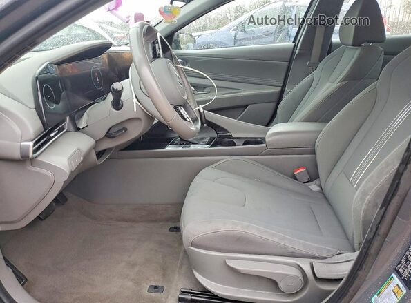 KMHLS4AG3PU581597 2023 HYUNDAI ELANTRA Gray Widok wnętrza z przodu