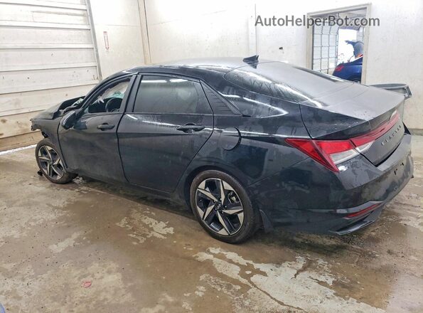 KMHLS4AG3PU615375 2023 HYUNDAI ELANTRA Black Tył lewy