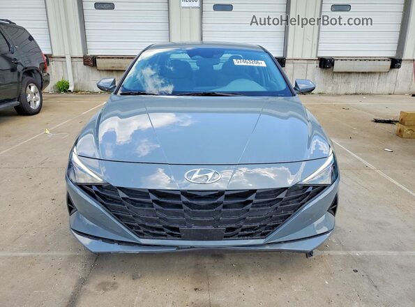 KMHLS4AG4NU367568 2022 HYUNDAI ELANTRA Gray წინა ხედი