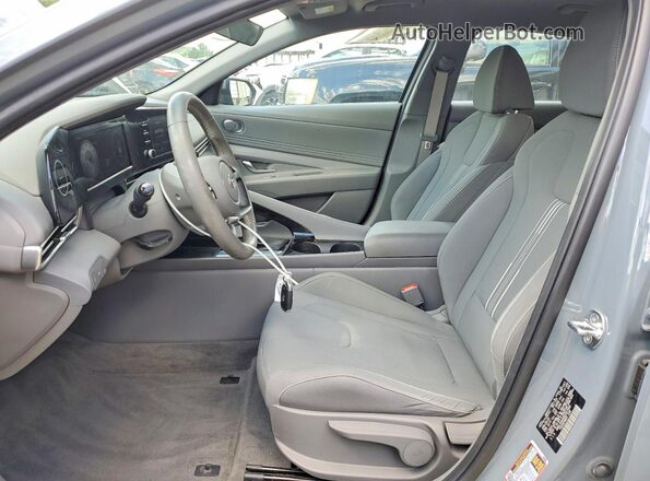KMHLS4AG4NU367568 2022 HYUNDAI ELANTRA Gray წინა სალონის ხედი