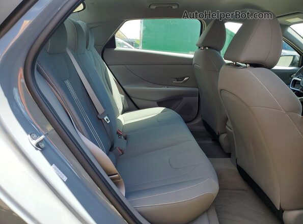 KMHLS4AG4NU367568 2022 HYUNDAI ELANTRA Gray უკანა სავარძლების ხედი