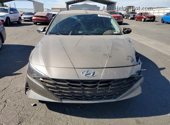 KMHLS4AG4PU431580 2023 HYUNDAI ELANTRA Gray Front view