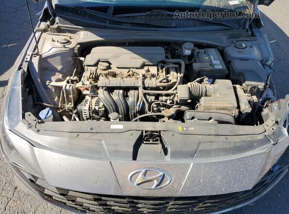 KMHLS4AG4PU431580 2023 HYUNDAI ELANTRA Gray Rear interior view