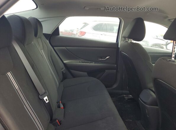 KMHLS4AG4PU439341 2023 HYUNDAI ELANTRA Blue Widok tylnych siedzeń