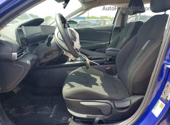 KMHLS4AG4PU439341 2023 HYUNDAI ELANTRA Blue Widok wnętrza z przodu