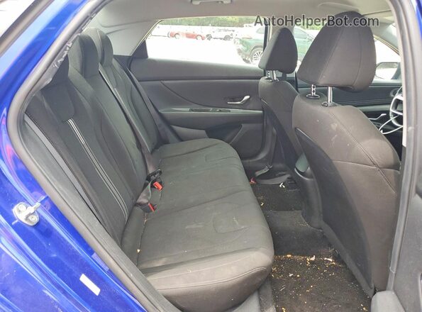 KMHLS4AG4PU445060 2023 HYUNDAI ELANTRA Blue Widok tylnych siedzeń