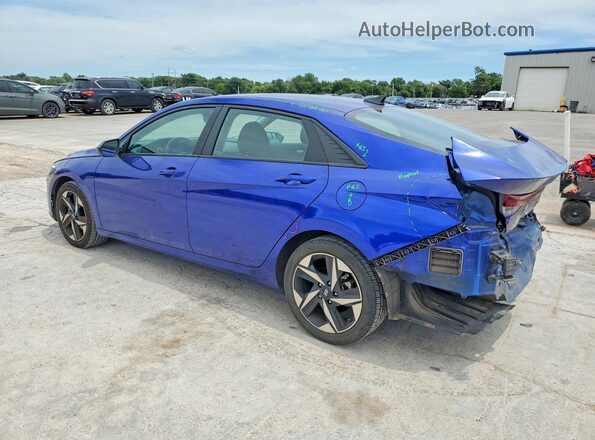 KMHLS4AG4PU445060 2023 HYUNDAI ELANTRA Blue Tył lewy