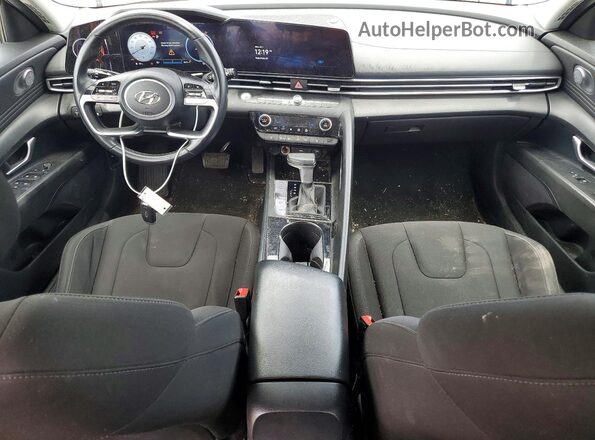 KMHLS4AG4PU445060 2023 HYUNDAI ELANTRA Blue Widok deski rozdzielczej