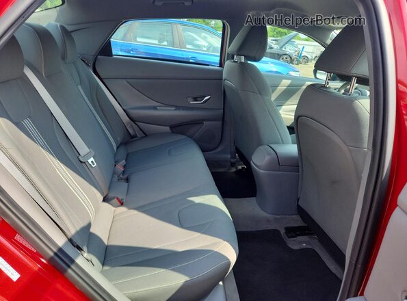 KMHLS4AG4PU459895 2023 HYUNDAI ELANTRA Красный Вид задних сидений