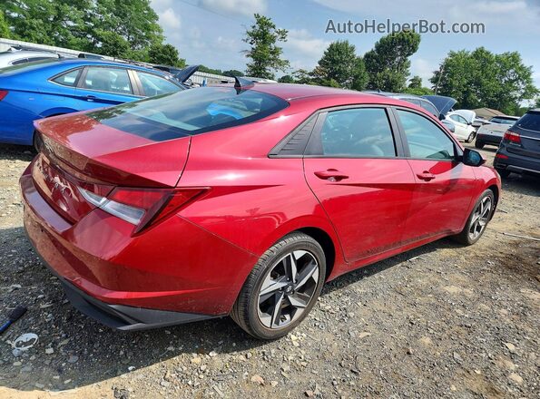 KMHLS4AG4PU459895 2023 HYUNDAI ELANTRA Красный Задняя правая четверть