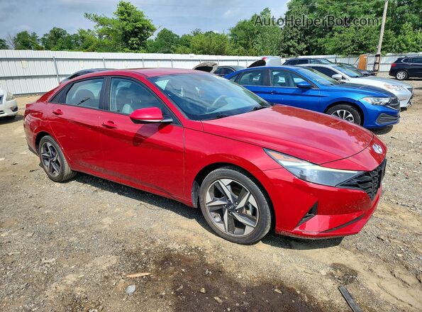 KMHLS4AG4PU459895 2023 HYUNDAI ELANTRA Красный Передняя правая четверть