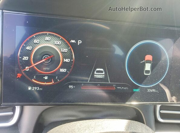 KMHLS4AG4PU466894 2023 HYUNDAI ELANTRA Black Вид щитка приладів