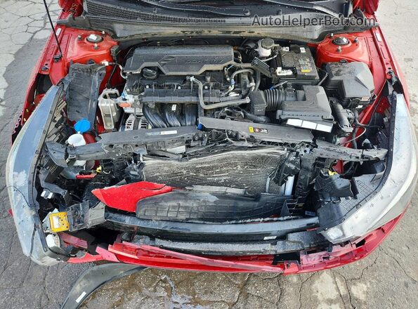 KMHLS4AG4PU482934 2023 HYUNDAI ELANTRA Красный Вид задней части салона