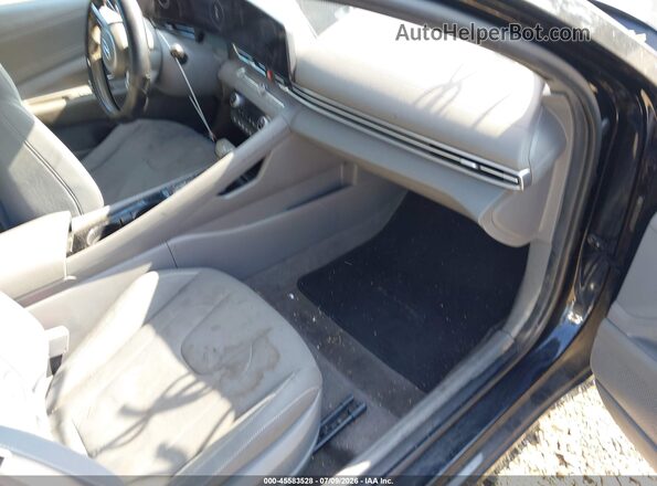 KMHLS4AG4PU514779 2023 HYUNDAI ELANTRA Black წინა სალონის ხედი