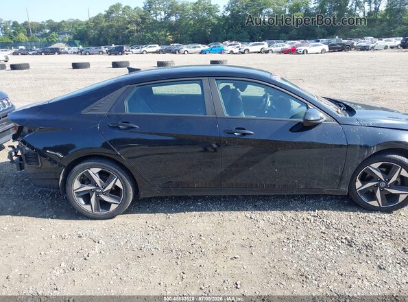 KMHLS4AG4PU514779 2023 HYUNDAI ELANTRA Black უკანა სალონის ხედი