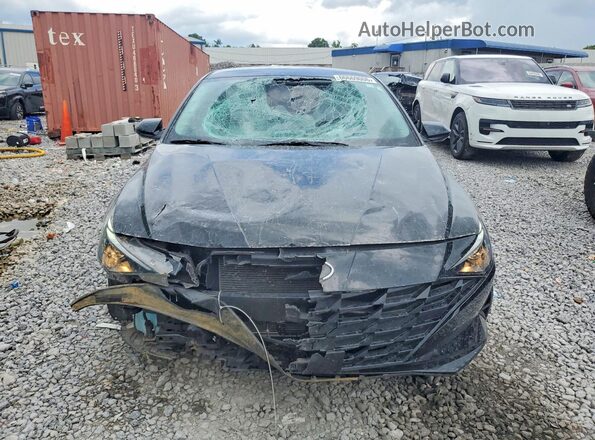 KMHLS4AG4PU549886 2023 HYUNDAI ELANTRA Black Вид спереду