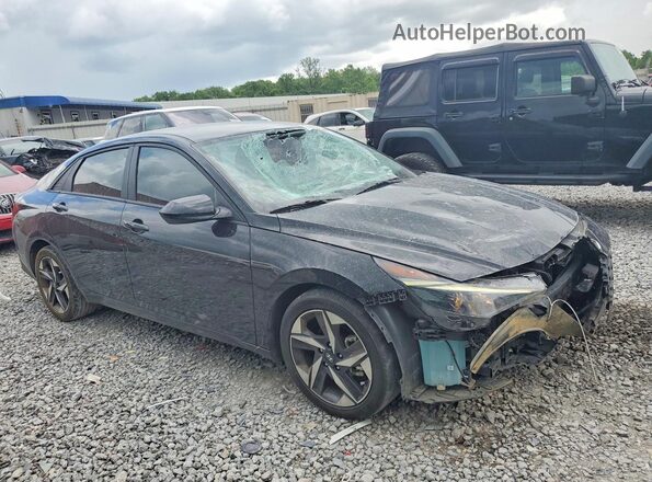 KMHLS4AG4PU549886 2023 HYUNDAI ELANTRA Black Передня права чверть