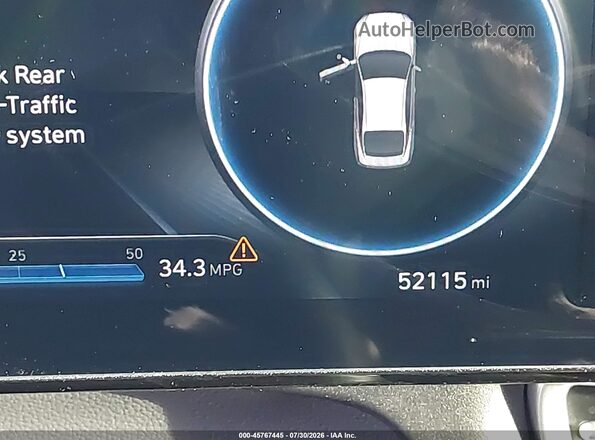 KMHLS4AG4PU599865 2023 HYUNDAI ELANTRA Gray უკანა სავარძლების ხედი