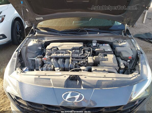 KMHLS4AG4PU599865 2023 HYUNDAI ELANTRA Gray უკანა ხედი