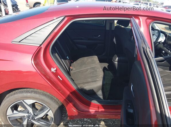 KMHLS4AG4PU621198 2023 HYUNDAI ELANTRA Red Вид наклейки з VIN-кодом