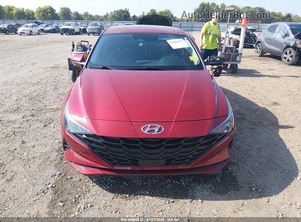 KMHLS4AG4PU621198 2023 HYUNDAI ELANTRA Red Вид щитка приладів