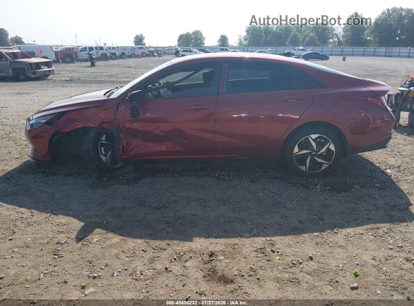KMHLS4AG4PU621198 2023 HYUNDAI ELANTRA Red Панорамний вид салону 360°