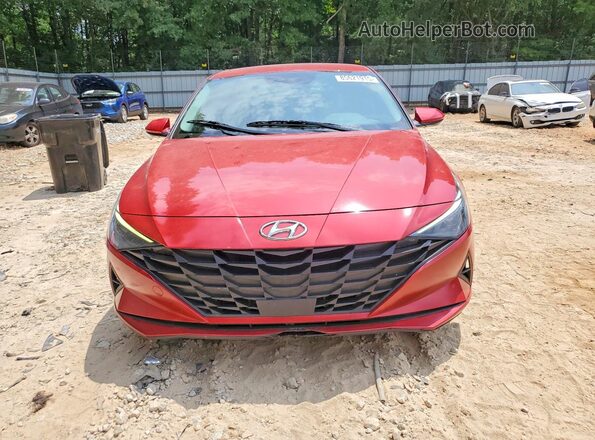 KMHLS4AG5MU211277 2021 HYUNDAI ELANTRA Red Դիմացի տեսք
