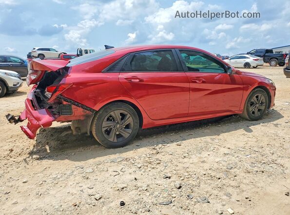 KMHLS4AG5MU211277 2021 HYUNDAI ELANTRA Red Հետևի աջ