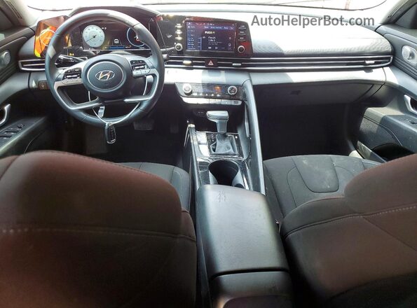 KMHLS4AG5MU211277 2021 HYUNDAI ELANTRA Red Առջևի վահանակի տեսք