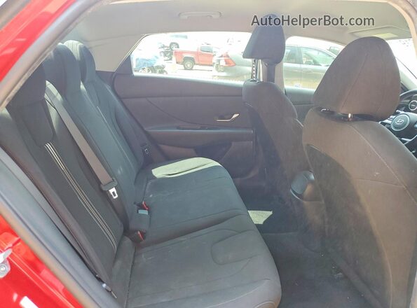 KMHLS4AG5MU211277 2021 HYUNDAI ELANTRA Red Հետևի նստատեղերի տեսք