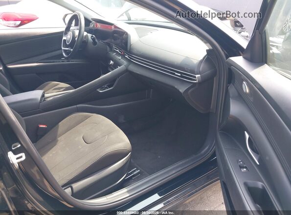 KMHLS4AG5PU507193 2023 HYUNDAI ELANTRA Black წინა სალონის ხედი